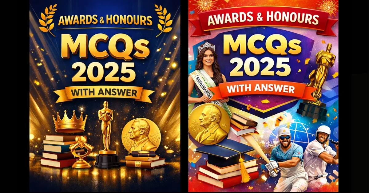 Awards and Honours MCQs 2025 with Answers