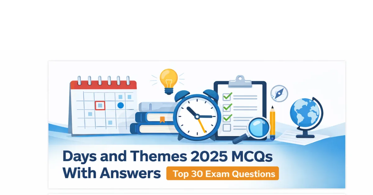 Days & Themes 2025 MCQs – (30 Questions)